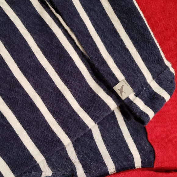 Eddie Bauer Petite Striped T-shirt Dress w/Pockets - Picture 5 of 7